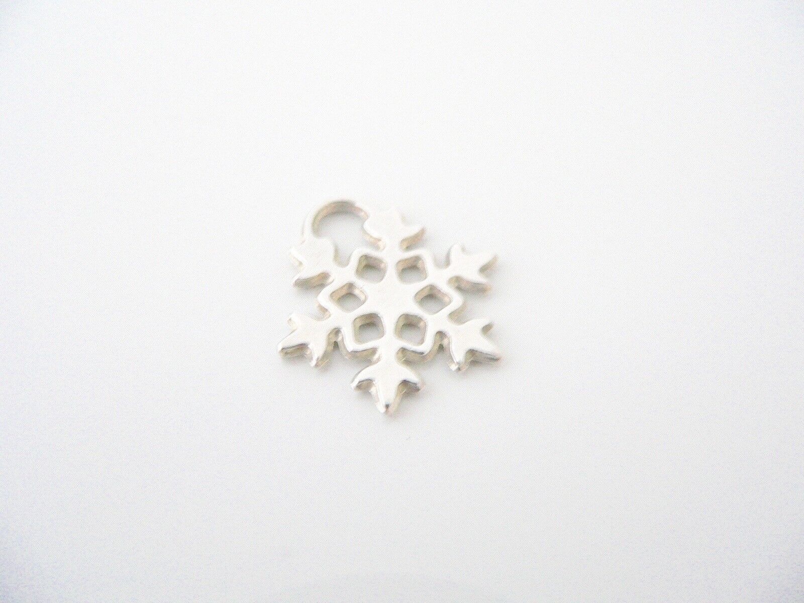 Tiffany & Co Snowflake Charm Silver Pendant 4 Necklace Bracelet Winter Love Gift