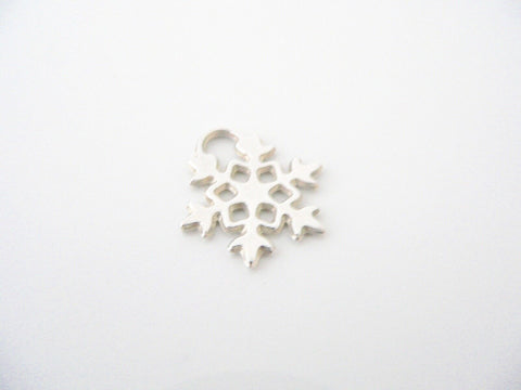 Tiffany & Co Snowflake Charm Silver Pendant 4 Necklace Bracelet Winter Love Gift