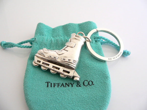 Tiffany & Co Rollerblade Key Ring  Sports Keyring Key Chain Gift Pouch Love Cool