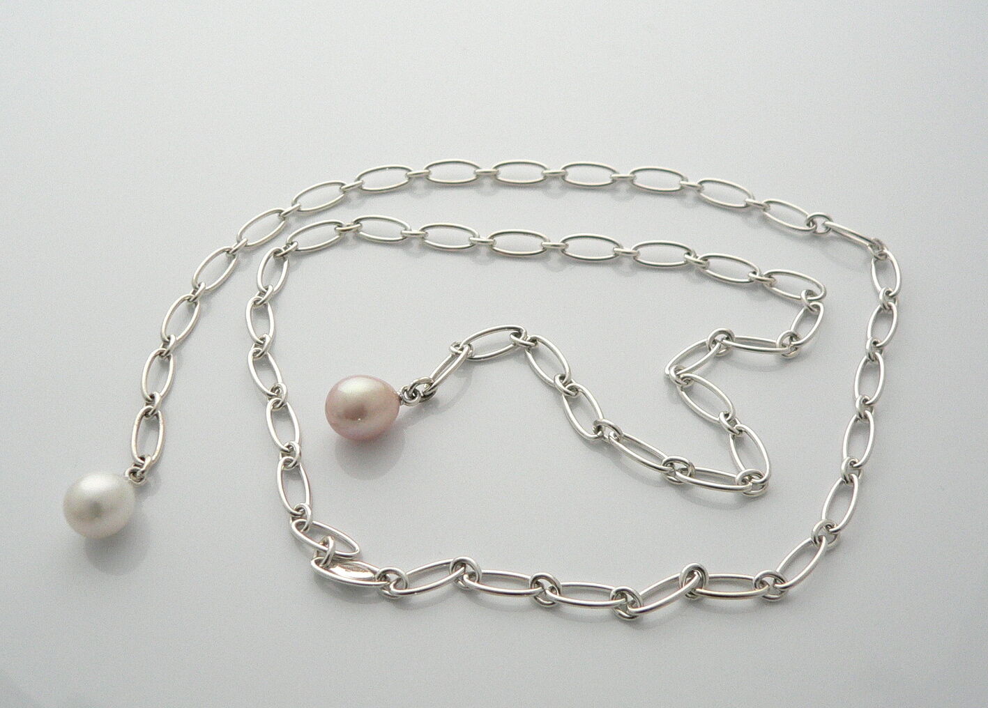 ネックレス・ペンダント TATIANA Petite oval pearl necklaceNZ1099 TATIANA】[2SET] Mini oval coin pearl necklace set☆追跡付