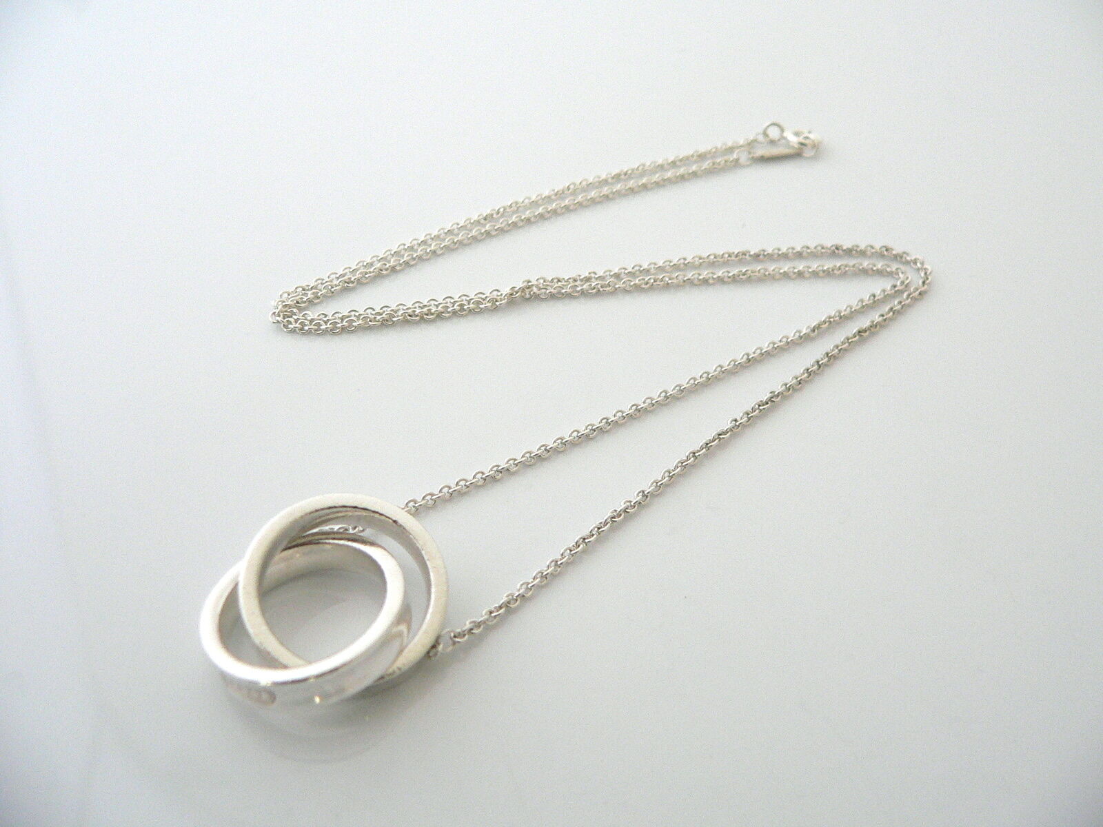 Tiffany & Co Sterling Silver Rubedo 1837 Interlocking Circles 2012 Lar –  THE CLOSET