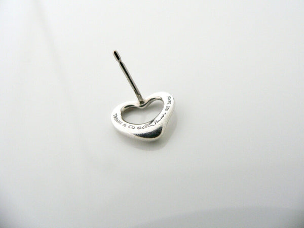 Tiffany & Co Silver Peretti Open Heart SINGLE EARRING Piercing Parts Replacement
