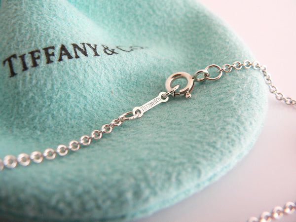 Tiffany & Co Silver Peretti 3 Three Bean Necklace Pendant Chain Charm I Love You