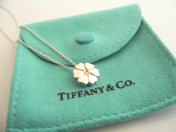 Tiffany & Co Crown of Hearts Diamond Necklace Pendant Chain Charm Picasso Love