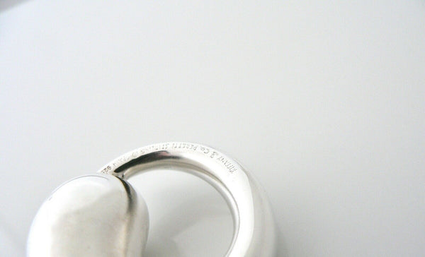 Tiffany & Co Peretti Silver Large 1.4 In Eternal Circle Pendant Charm Love Gift