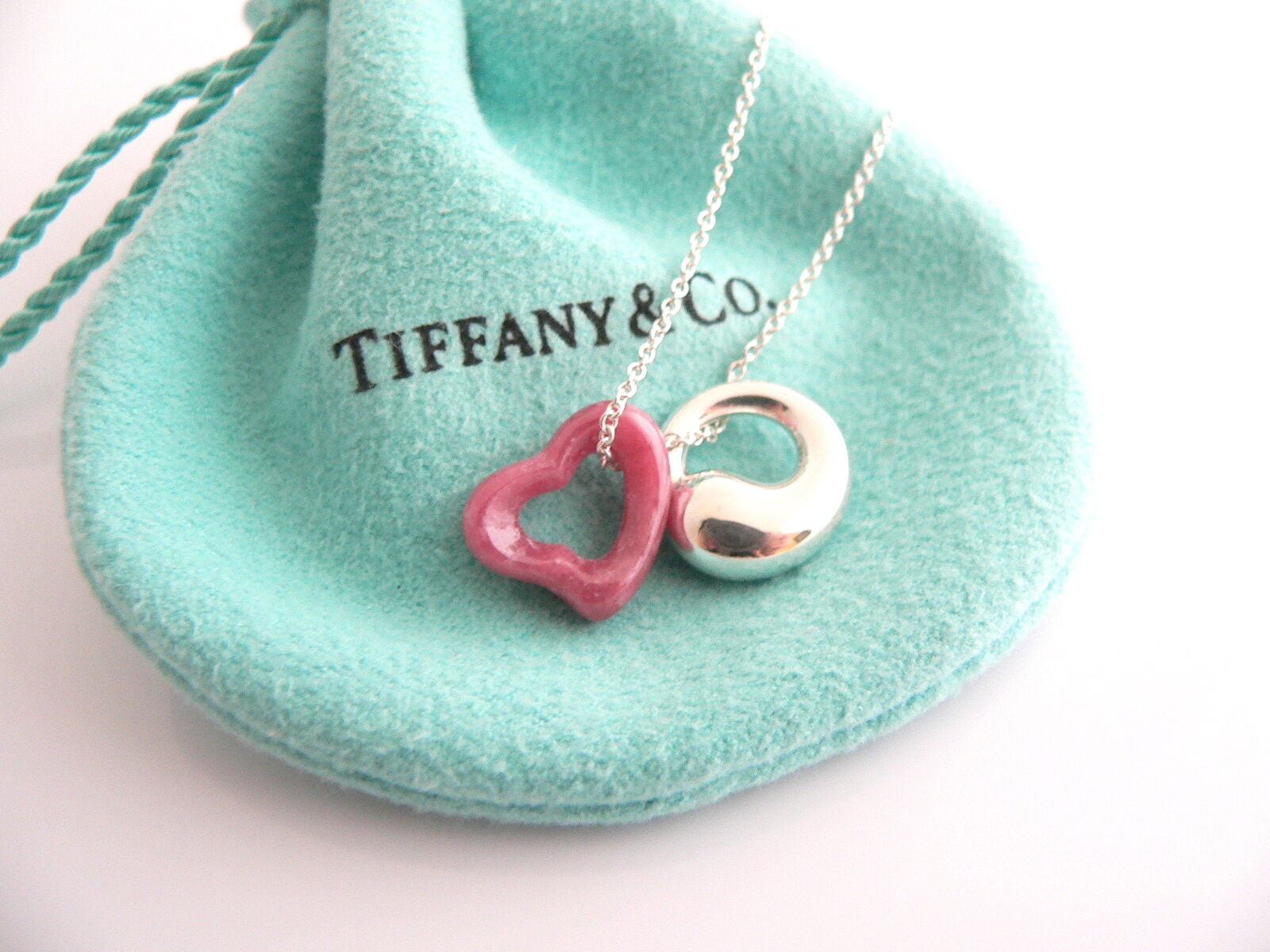 57_ba942fb4-c4cd-4948-809b-  Tiffany & Co. Sterling Silver Rhodonite Necklace 16in. Color by the Yard main image 0