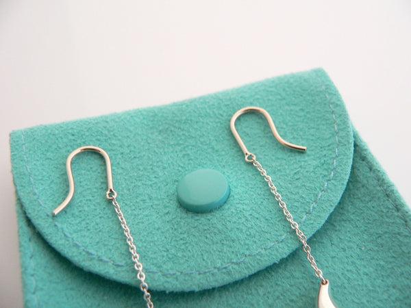 Tiffany & Co Teardrop Earrings Dangling Hoops Studs Peretti Love Gift Pouch Cool