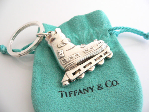 Tiffany & Co Rollerblade Key Ring  Sports Keyring Key Chain Gift Pouch Love Cool