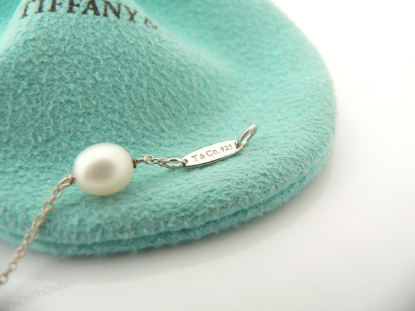 Tiffany & Co Silver Pearls by the Yard Bracelet Bangle 7.4 Inch Chain Gift Love