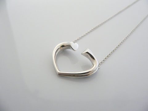 Tiffany & Co Tenderness Love Heart Necklace Pendant Charm Chain Picasso 19 Inch