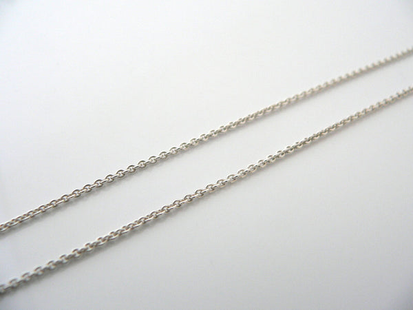Tiffany Co Silver 1837 Triple Drop Circle Dangle Dangling Pendant Necklace Gift
