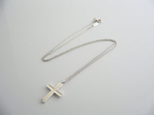 Tiffany & Co Cross Necklace Pendant Charm Christian Gift for Her Love Crucifix