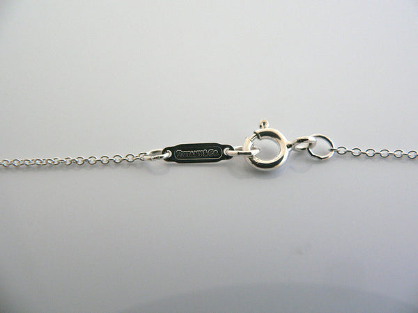 Tiffany & Co Silver Large Gehry Orchid Necklace Pendant Chain Nature Flower Gift
