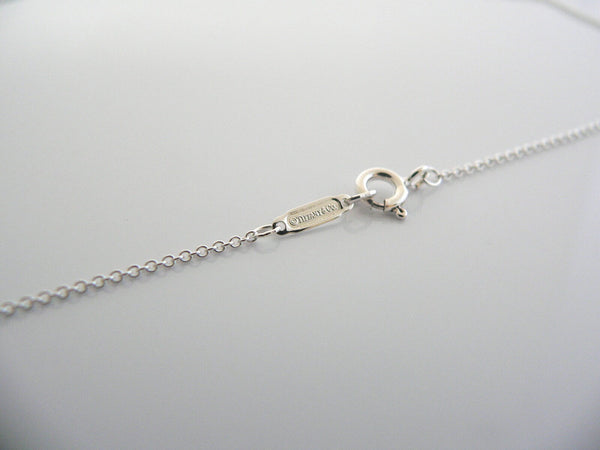 Tiffany & Co Silver Heart Necklace Pendant Charm Chain Gift Love T and Co Classy