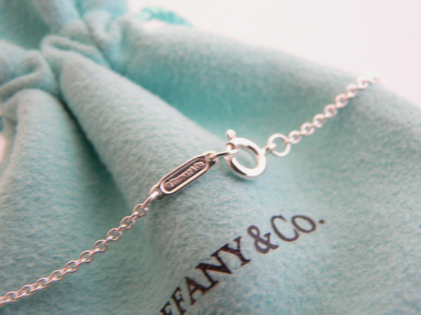 Tiffany & Co X Necklace Signature Pendant Charm Chain Silver Gift Love Pouch Art