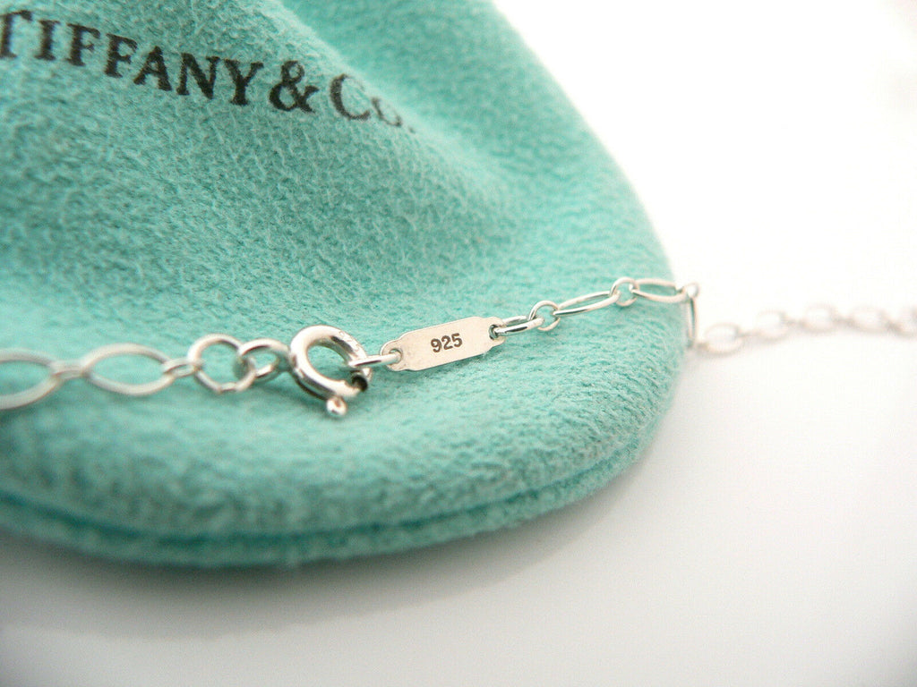 Tiffany Co Silver Crown Key Necklace Pendant 24 OR 30 Inch 