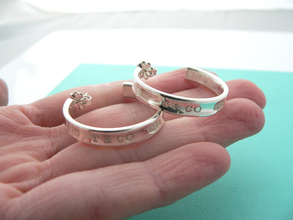 Tiffany 1837 hoop earrings large Clearance