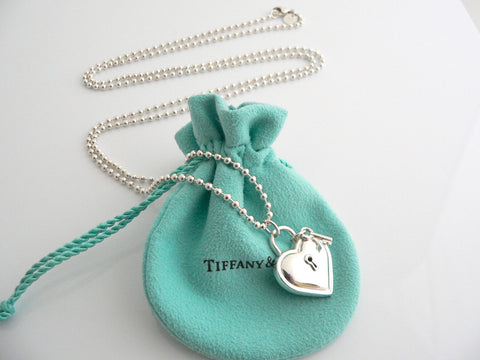 Tiffany & Co. Daisy Diamond Key Pendant 1.5" Silver