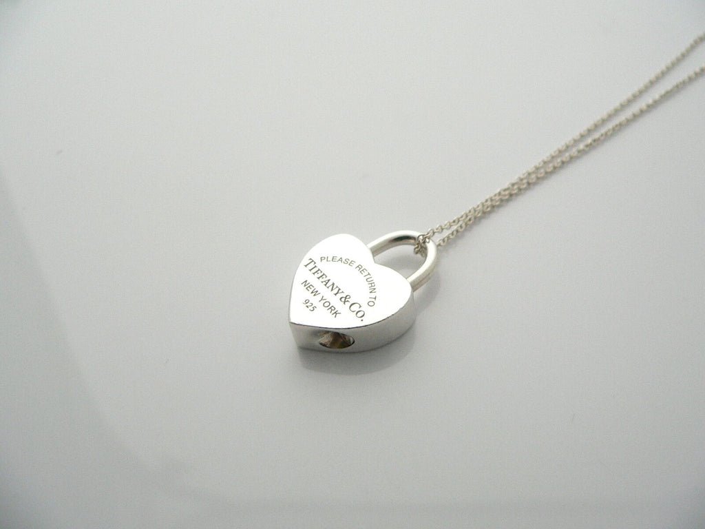 tiffany lock necklace