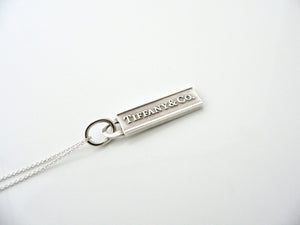Tiffany & Co Silver Street Sign Charm Necklace Pendant Charm Chain Gift Love