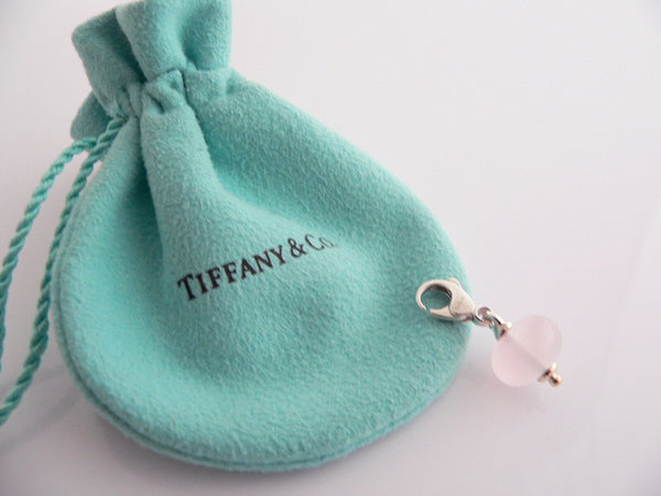 Tiffany & Co Pink Rose Quartz Pendant Silver Picasso Charm 4 Necklace Bracelet