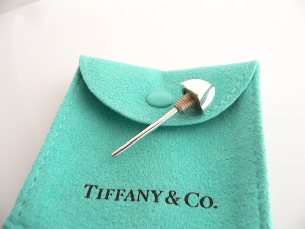 Tiffany & Co Silver Heart Arrow Perfume Bottle Container Case Rare Gift Pouch