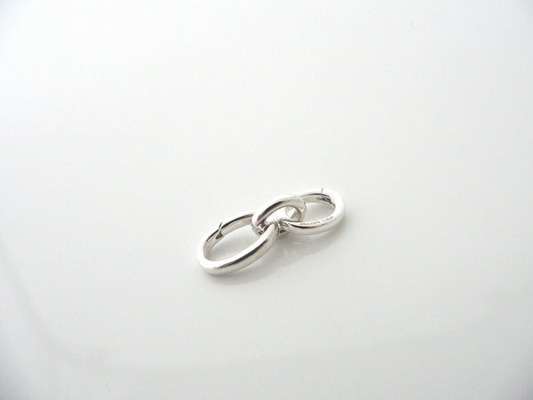 Tiffany & Co Sterling Silver Bracelet Necklace Link Oval Clasp 1 Inch Extender