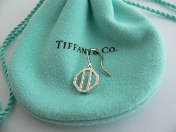Tiffany & Co Silver Picasso Zellige Dangling Dangle Earrings Gift Love Pouch