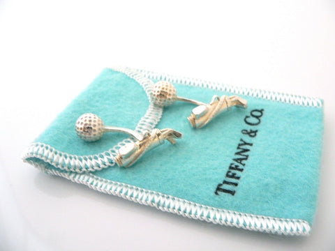 Tiffany & Co Golf Cufflinks Bag Golf Ball Cuff Link Cufflink Gift Pouch Man Love