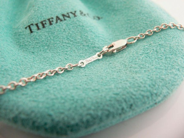 Tiffany & Co Silver XL Large Shooting Star Necklace Pendant 35 Inch Gift Pouch