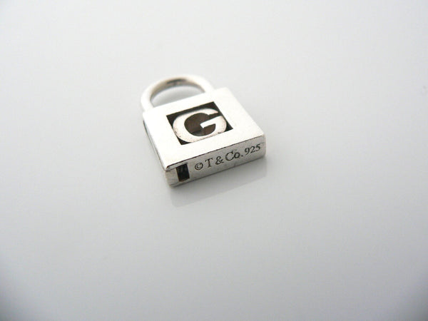 Tiffany & Co Alphabet G Charm Personalized Letter Pendant 4 Necklace Bracelet
