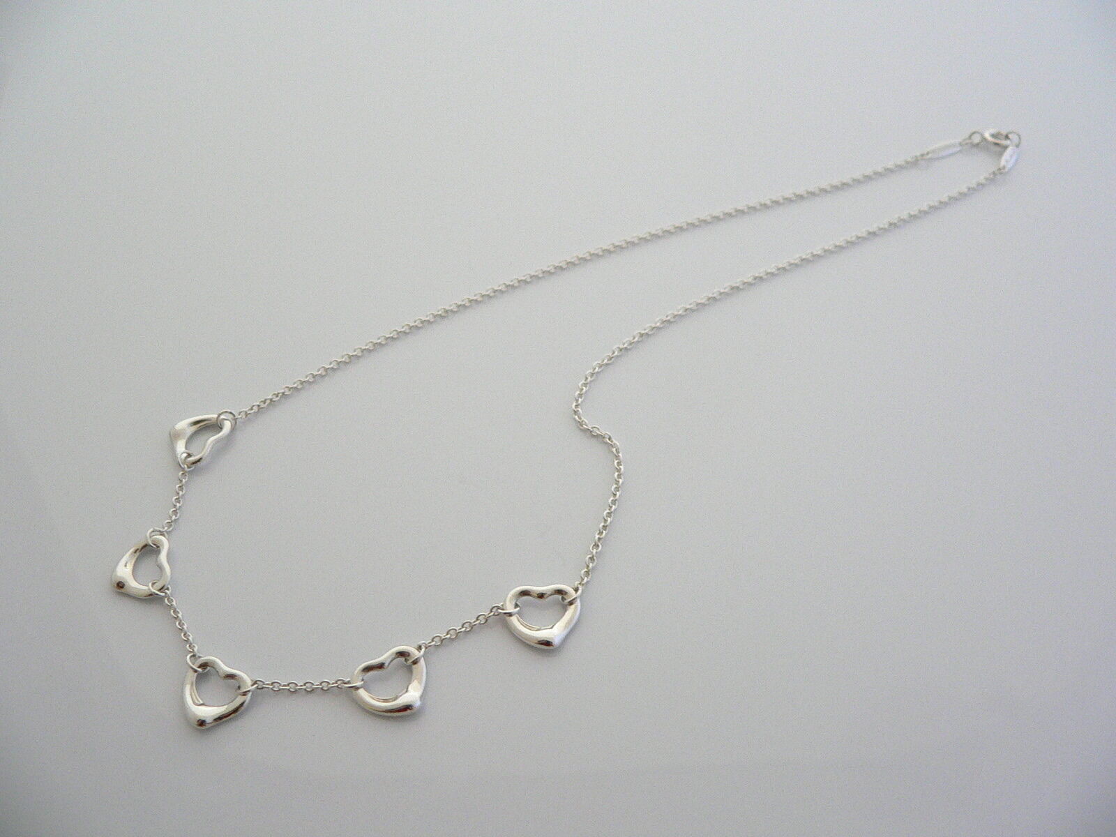 ネックレス・ペンダント Tiffany&Co. 60991588 ELSA PERETTI OPEN HEART PENDANT Elsa Peretti® Open Heart pendant in silver and 18k rose gold