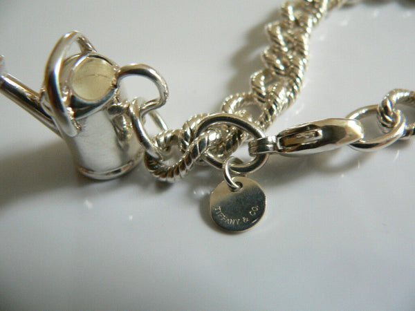 Tiffany & Co Silver Watering Can Bracelet Bangle Gift Nature Garden Plants Lover