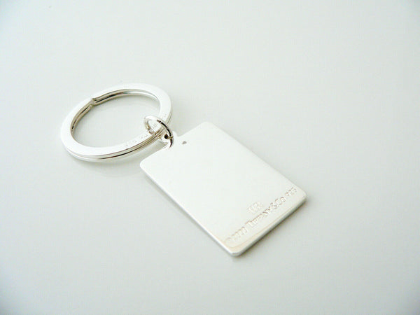 Tiffany & Co Silver Welcome Mat Key Ring Keychain Rare Housewarmng Cool Gift Art