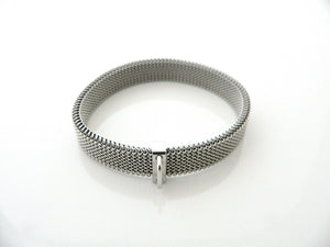 Tiffany & Co Galaxy Charm Steel Stretch Bracelet Bangle Love Gift Cool Excellent