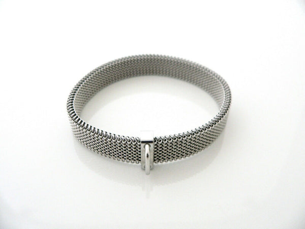 Tiffany & Co Galaxy Charm Steel Stretch Bracelet Bangle Love Gift Cool Excellent