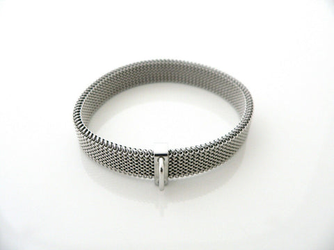 Tiffany & Co Galaxy Charm Steel Stretch Bracelet Bangle Love Gift Cool Excellent
