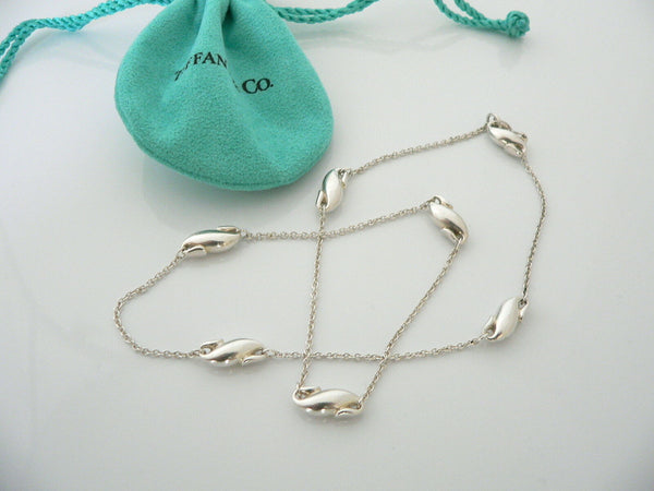 Tiffany & Co Silver Peretti Seahorse Links Necklace Pendant Charm 16.9 Inch Gift