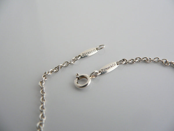 Tiffany & Co Open Heart Bracelet Bangle Chain Love Silver Gift Peretti Dangle