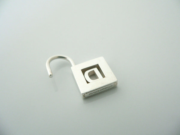 Tiffany & Co Alphabet D Pendant Padlock Letter Charm 4 Necklace Bracelet Gift