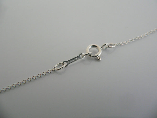 Tiffany & Co Silver Picasso Heart Circle Necklace Pendant Gift Love Loving