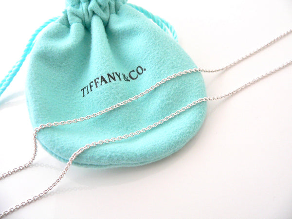 Tiffany & Co Silver Picasso 20 Carat Onyx Necklace Pendant Charm 18 Inch Chain