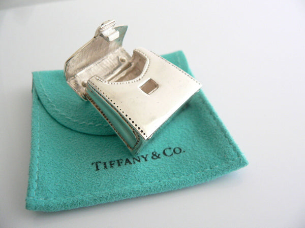 Tiffany & Co Silver Purse Handbag Pill Box Case Container Vintage Antique Gift