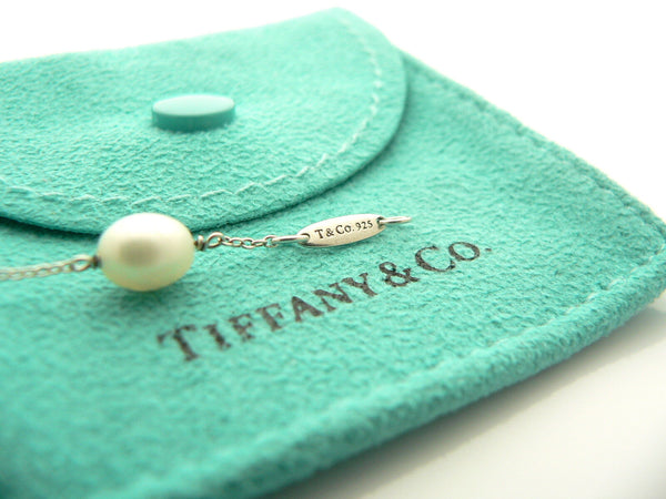 Tiffany & Co Silver Peretti Pearls by the Yard Bracelet 7.8 Inch Gift Pouch Love