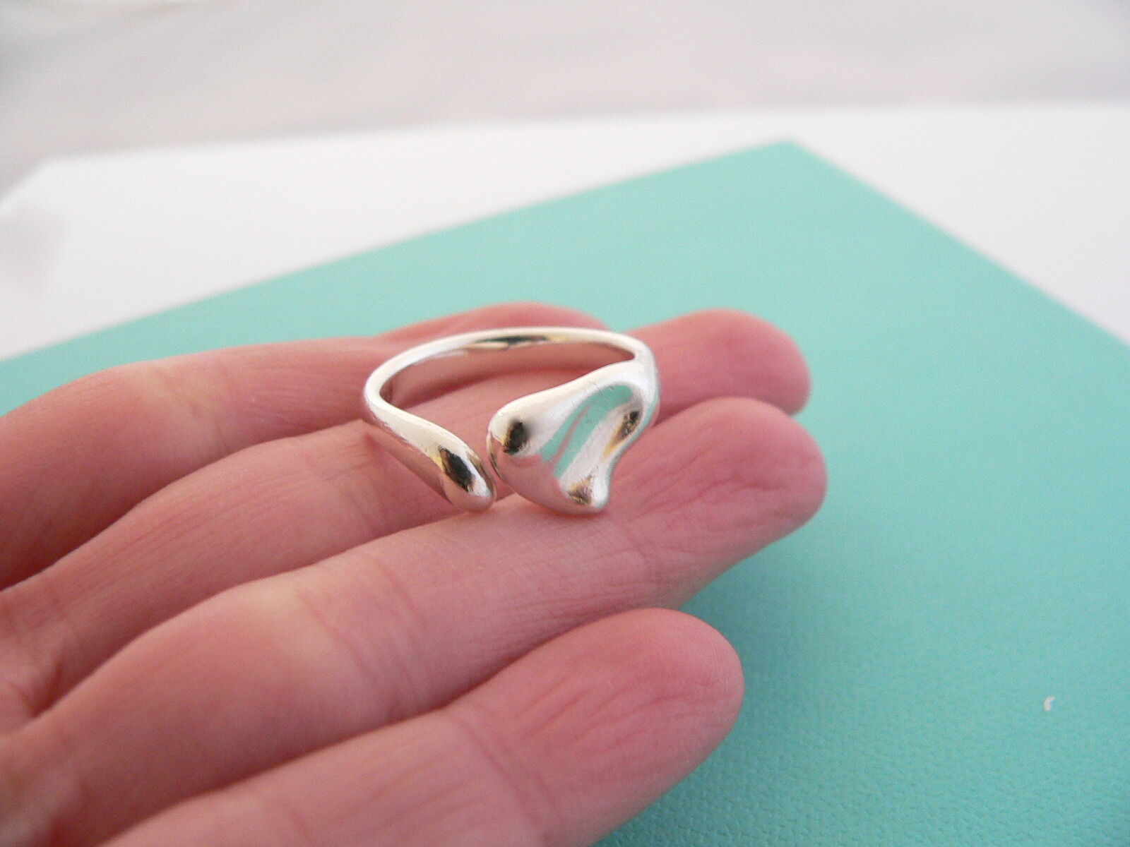 ☆nff☆ crucifix heart ring nff5 White CZ Interlocking Infinity Love Knot Heart Sterling