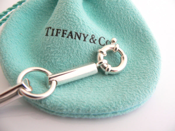 Tiffany & Co Silver Picasso Tenderness Heart Link Bracelet Bangle 7.75 Inch Gift
