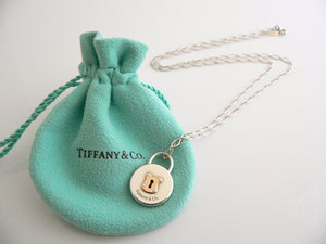 Tiffany padlock new arrivals necklace silver
