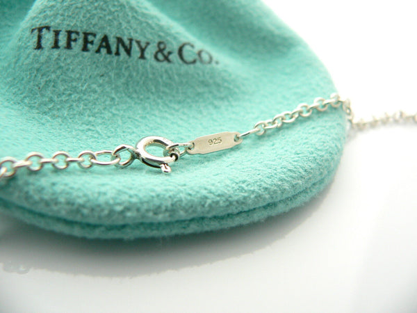 Tiffany & Co Silver Flower Butterfly Dragonfly Necklace Pendant Gemstone Gift