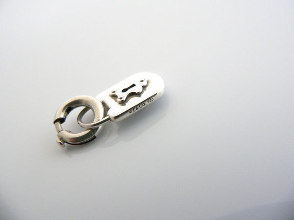 Tiffany & Co Silver Locks Key Charm Clasp for Necklace Bracelet Jewelry Gift 925