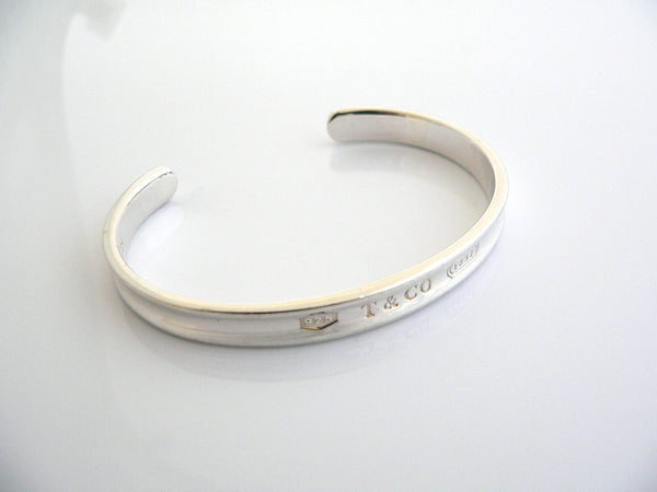 Tiffany & Co Silver 1837 Cuff Bracelet Bangle Love Statement Gift Rare